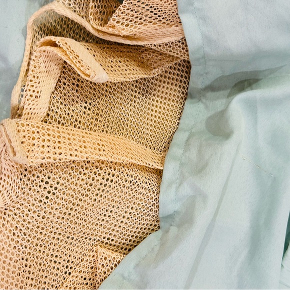 Trending embroidered crop top,crinkled skirt with can can n shrug, a party wear - Picture 13 of 14